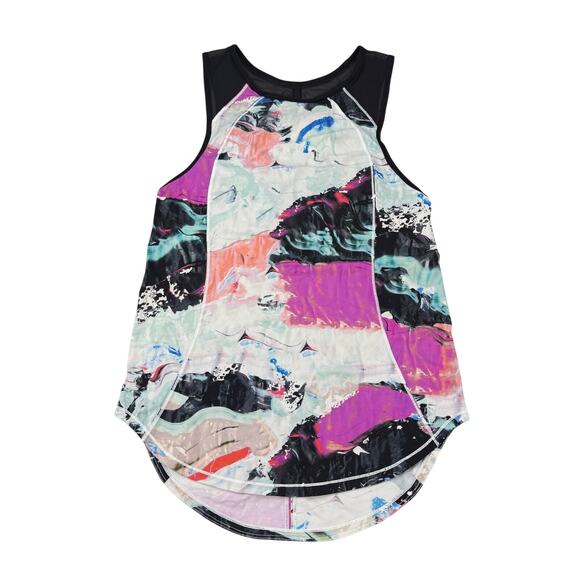 LULULEMON Sculpt Tank Size 2 Pigment Wave Multi / Black - Picture 4 of 6